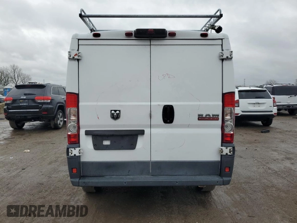 2018 Ram ProMaster Cargo with VIN 3C6TRVAG5JE122753, listed as a Copart auction lot 78784904 with 142,856 mi miles and Salvage Title. Bid and sale history available at DreamBid. Image 6.