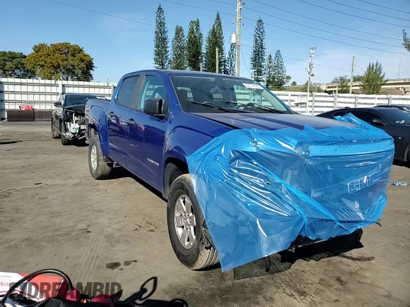 2020 GMC Canyon 2WD with VIN 1GTG5BENXL1154312, listed as a Copart auction lot 42131625 with 120,629 mi miles and Salvage Title. Bid and sale history available at carsss.com. Image 11.
