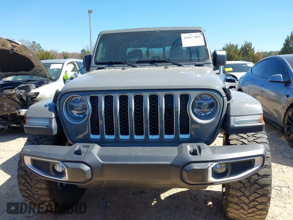 2020 Jeep Gladiator Overland z VIN 1C6HJTFG4LL143369, wystawiony jako IAAI lot #41827409 z przebiegiem 77 752 mil mil oraz . Historia ofert i sprzedaży dostępna na DreamBid. Obrazek 12.