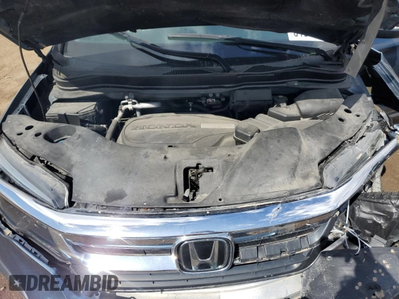 2019 Honda Pilot EX-L with VIN 5FNYF5H51KB042518, listed as a Copart auction lot 51809355 with 64,712 mi miles and Salvage Title. Bid and sale history available at DreamBid. Image 12.