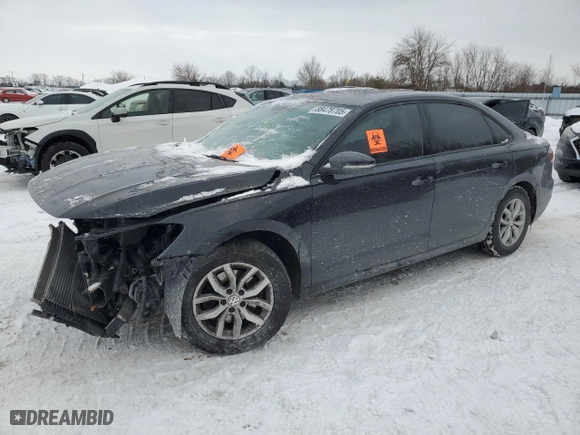 2020 Volkswagen Passat 2.0T S with VIN 1VWAA7A37LC021933, listed as a Copart auction lot 88478705 with 0 mi miles and Salvage Title. Bid and sale history available at carsss.com. Image 1.