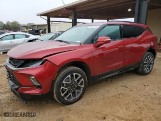 2024 Chevrolet Blazer RS with VIN 3GNKBERS6RS278922, listed as a Copart auction lot 79643724 with 6,334 mi miles and Salvage Title. Bid and sale history available at carsss.com. Image 1.