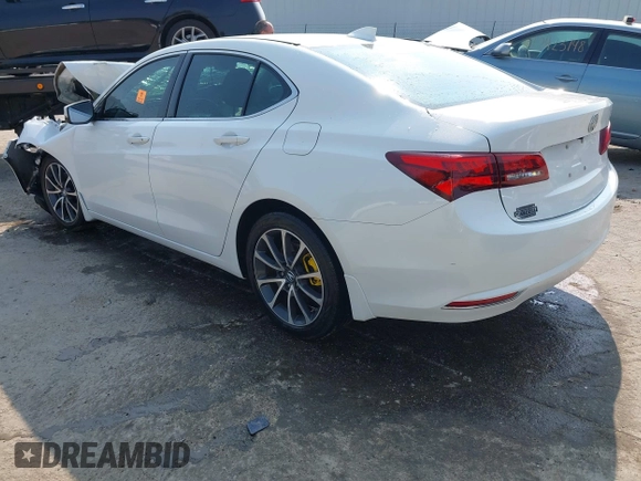 2015 Acura TLX V6 with VIN 19UUB2F35FA006406, listed as a IAAI auction lot 42409538 with Not provided miles and . Bid and sale history available at DreamBid. Image 3.