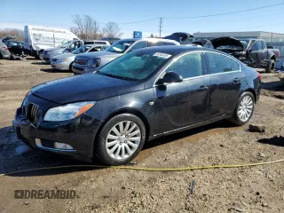 2011 Buick Regal CXL RL6 with VIN W04GU5GC0B1031773, listed as a Copart auction lot 49346495 with 57,243 mi miles and Salvage Title. Bid and sale history available at carsss.com. Image 1.