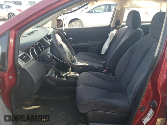 2008 Nissan Versa 1.8 S with VIN 3N1BC11E58L417857, listed as a Copart auction lot 70824094 with 163,032 mi miles and Salvage Title. Bid and sale history available at carsss.com. Image 7.