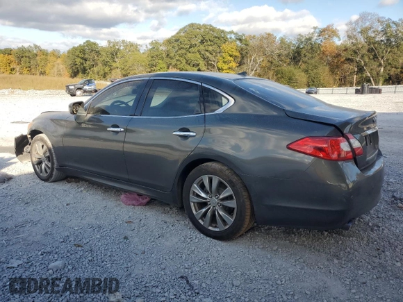 2013 Infiniti M37 with VIN JN1BY1AP6DM513757, listed as a Copart auction lot 79410424 with 0 mi miles and Salvage Title. Bid and sale history available at carsss.com. Image 2.