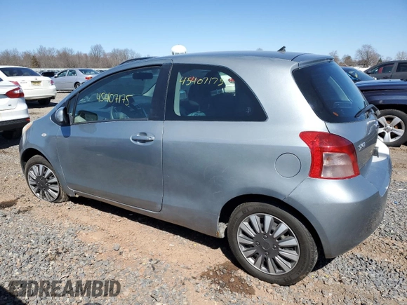 2007 Toyota Yaris with VIN JTDJT923975057611, listed as a Copart auction lot 50801955 with 106,474 mi miles and Clean Title. Bid and sale history available at carsss.com. Image 2.