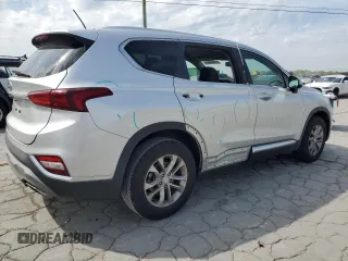 2019 Hyundai Santa Fe SE with VIN 5NMS23ADXKH016781, listed as a Copart auction lot 51088985 with 133,068 mi miles and Salvage Title. Bid and sale history available at carsss.com. Image 3.