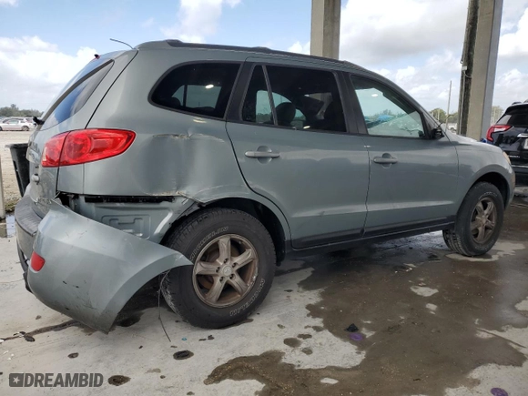2007 Hyundai Santa Fe GLS with VIN 5NMSG13D67H124714, listed as a Copart auction lot 51256115 with 111,609 mi miles and Salvage Title. Bid and sale history available at carsss.com. Image 3.