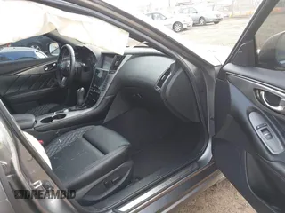 2019 Infiniti Q50 Red Sport 400 with VIN JN1FV7AP3KM760678, listed as a IAAI auction lot 41771176 with 31,562 mi miles and . Bid and sale history available at DreamBid. Image 5.
