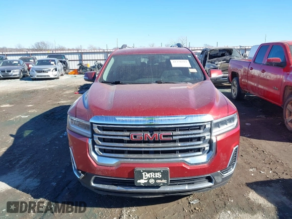 2021 GMC Acadia SLE with VIN 1GKKNKLA7MZ228898, listed as a IAAI auction lot 41378592 with 59,156 mi miles and . Bid and sale history available at DreamBid. Image 12.