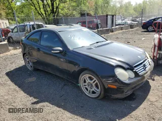 2003 Mercedes-Benz C 230 Kompressor with VIN WDBRN40J23A460301, listed as a Copart auction lot 53648495 with 133,887 mi miles and Salvage title. Bid and sale history available at DreamBid. Image 4.