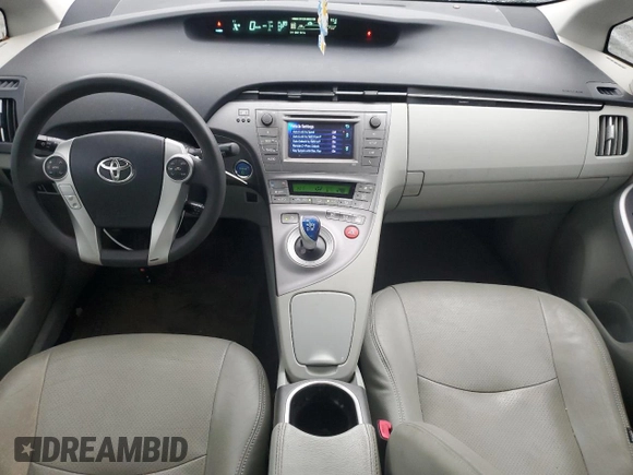 2013 Toyota Prius One with VIN JTDKN3DU1D0341471, listed as a Copart auction lot 52001815 with 207,181 mi miles and Salvage Title. Bid and sale history available at carsss.com. Image 8.
