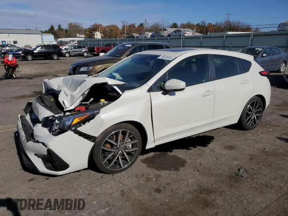 2024 Subaru Impreza Sport with VIN JF1GUAFCXR8299169, listed as a Copart auction lot 79579334 with 9,169 mi miles and Salvage Title. Bid and sale history available at carsss.com. Image 1.