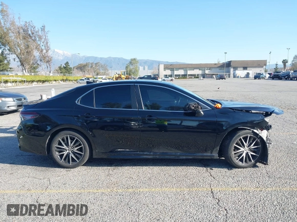 2023 Toyota Camry SE with VIN 4T1T11AKXPU760788, listed as a IAAI auction lot 41837741 with 1 mi miles. Bid and sale history available at carsss.com. Image 12.