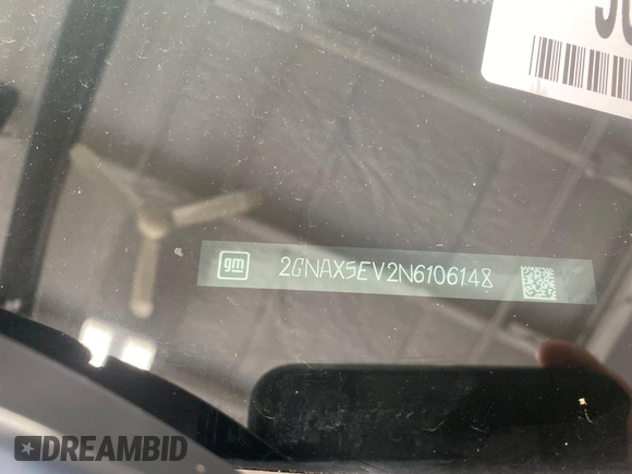 2022 Chevrolet Equinox LS with VIN 2GNAX5EV2N6106148, listed as a IAAI auction lot 42829711 with 128,339 mi miles and . Bid and sale history available at DreamBid. Image 5.