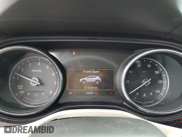 2021 Buick Encore GX Select with VIN KL4MMDS26MB170752, listed as a Copart auction lot 58847145 with 26,631 mi miles and Salvage title. Bid and sale history available at DreamBid. Image 9.