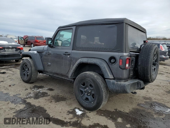 2022 Jeep Wrangler Sport with VIN 1C4HJXAG3NW273779, listed as a Copart auction lot 38882894 with 32,206 mi miles and . Bid and sale history available at DreamBid. Image 2.