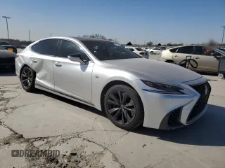 2019 Lexus LS with VIN JTHC51FF0K5007387, listed as a Copart auction lot 49511455 with 65,620 mi miles and Salvage Title. Bid and sale history available at carsss.com. Image 4.