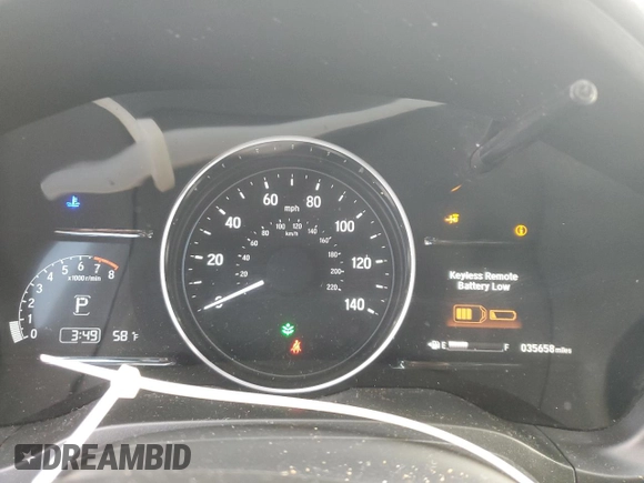 2020 Honda HR-V EX with VIN 3CZRU6H53LM724355, listed as a Copart auction lot 85762684 with 35,658 mi miles and Salvage Title. Bid and sale history available at carsss.com. Image 9.