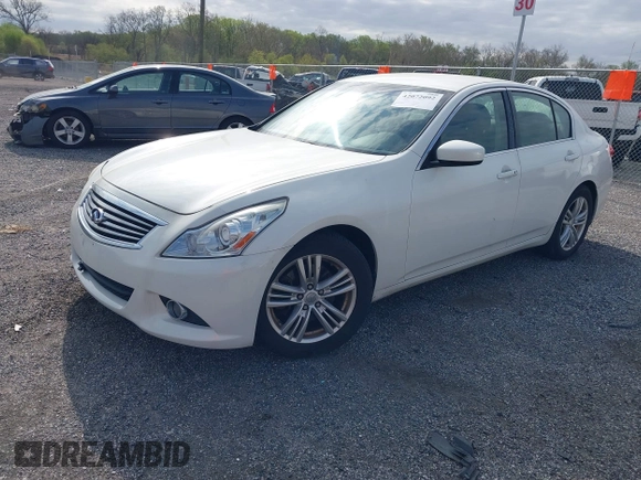 2011 Infiniti G37 Sedan Journey with VIN JN1CV6AP3BM505851, listed as a IAAI auction lot 42072092 with 27,346 mi miles. Bid and sale history available at carsss.com. Image 2.