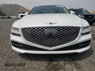 2022 Genesis G80 2.5T with VIN KMTGB4SC7NU092264, listed as a Copart auction lot 55148475 with 72,342 mi miles and Salvage title. Bid and sale history available at DreamBid. Image 5.