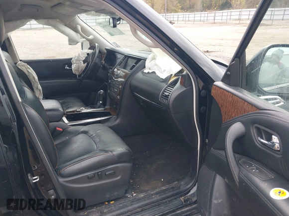 2020 Nissan Armada SV with VIN JN8AY2ND3LX016455, listed as a IAAI auction lot 41015514 with 109,562 mi miles. Bid and sale history available at carsss.com. Image 5.