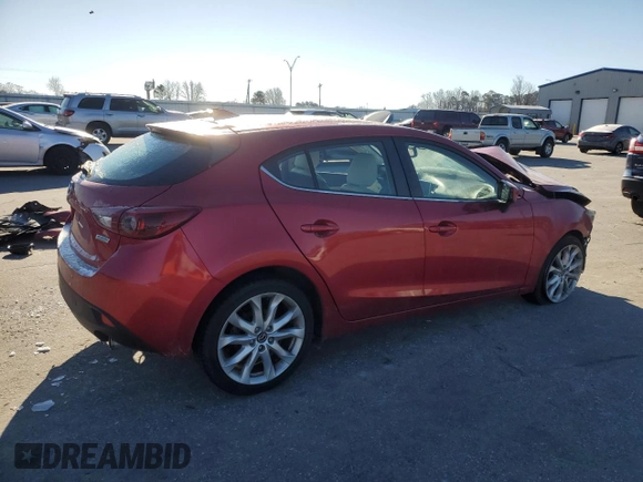 2015 Mazda 3 S Grand Touring with VIN JM1BM1M34F1268124, listed as a Copart auction lot 45002635 with Not Provided miles and Salvage Title. Bid and sale history available at DreamBid. Image 3.
