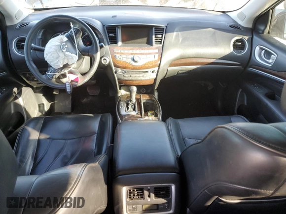 2013 Infiniti JX35 with VIN 5N1AL0MN7DC325679, listed as a Copart auction lot 76541924 with 249,455 mi miles and Salvage Title. Bid and sale history available at carsss.com. Image 8.