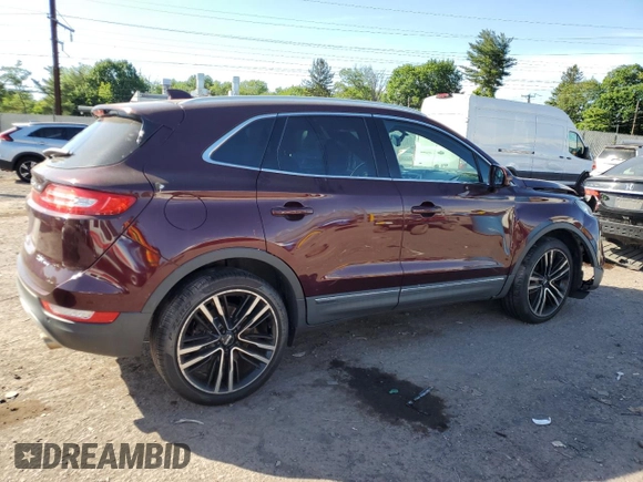 2017 Lincoln MKC Reserve with VIN 5LMTJ3DH6HUL31707, listed as a Copart auction lot 57419335 with 82,853 mi miles and Salvage title. Bid and sale history available at DreamBid. Image 3.