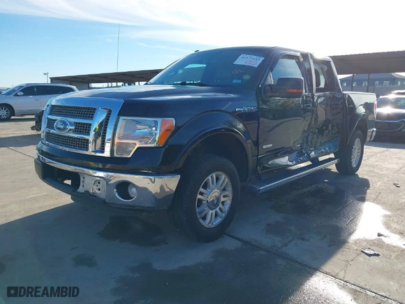 2011 Ford F-150 XLT with VIN 1FTFW1CT1BFD36437, listed as a IAAI auction lot 41172643 with 186,224 mi miles. Bid and sale history available at carsss.com. Image 2.