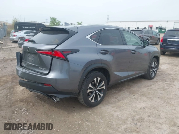 2018 Lexus NX 300 with VIN JTJBARBZ7J2158165, listed as a IAAI auction lot 42153520 with 99,942 mi miles and . Bid and sale history available at DreamBid. Image 4.