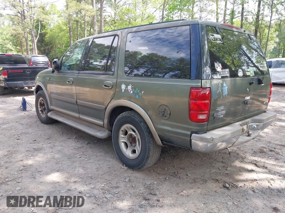 2001 Ford Expedition Eddie Bauer with VIN 1FMRU17W11LA02654, listed as a IAAI auction lot 42147534 with Not provided miles and . Bid and sale history available at DreamBid. Image 3.