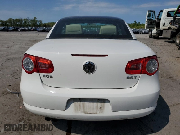 2011 Volkswagen Eos with VIN WVWAW7AH7BV003659, listed as a Copart auction lot 52494904 with 122,927 mi miles and Salvage Title. Bid and sale history available at DreamBid. Image 6.