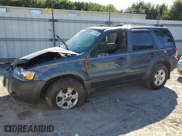 2006 Ford Escape XLT with VIN 1FMYU03106KA03632, listed as a Copart auction lot 75416404 with 151,559 mi miles and Salvage Title. Bid and sale history available at DreamBid. Image 1.