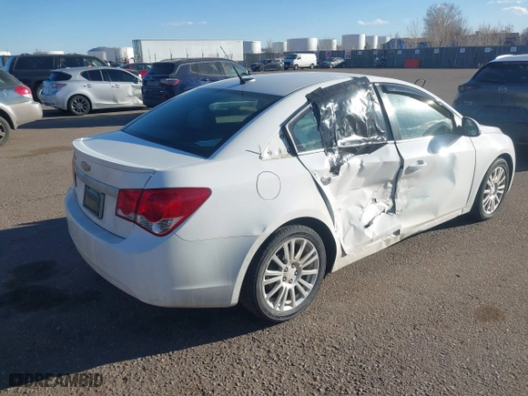 2014 Chevrolet Cruze ECO with VIN 1G1PH5SBXE7459661, listed as a IAAI auction lot 41514578 with 96,574 mi miles. Bid and sale history available at carsss.com. Image 4.