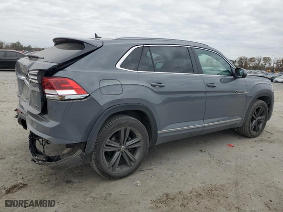 2022 Volkswagen Atlas Cross Sport 3.6L V6 SEL R-Line with VIN 1V2SE2CA3NC225673, listed as a Copart auction lot 80451644 with 30,366 mi miles and Salvage Title. Bid and sale history available at carsss.com. Image 3.
