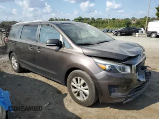 2016 Kia Sedona LX with VIN KNDMB5C15G6172514, listed as a Copart auction lot 72267704 with 81,284 mi miles and Salvage Title. Bid and sale history available at carsss.com. Image 4.