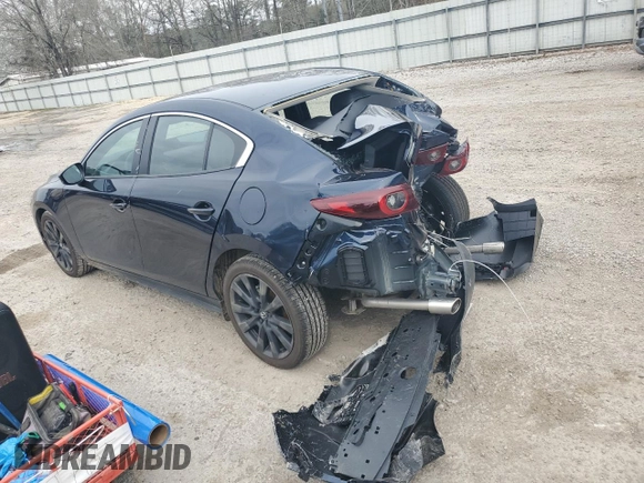 2025 Mazda 3 S Select Sport with VIN 3MZBPABM5SM458480, listed as a Copart auction lot 46854855 with 773 mi miles and Salvage Title. Bid and sale history available at DreamBid. Image 2.