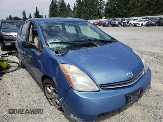 2007 Toyota Prius with VIN JTDKB20U877619139, listed as a Copart auction lot 55257552 with 0 mi miles and Salvage Title. Bid and sale history available at carsss.com. Image 1.