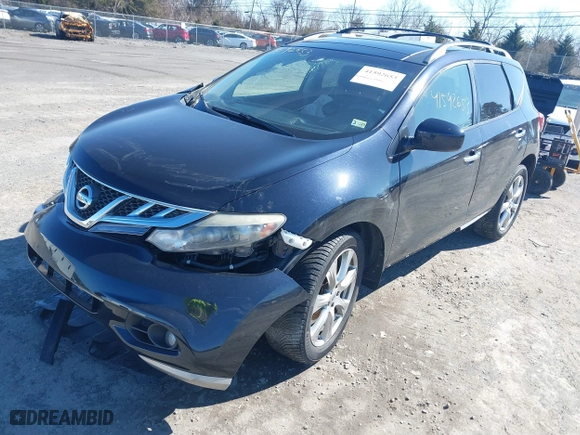 2012 Nissan Murano S with VIN JN8AZ1MW8CW220006, listed as a IAAI auction lot 41592653 with 191,986 mi miles. Bid and sale history available at carsss.com. Image 17.