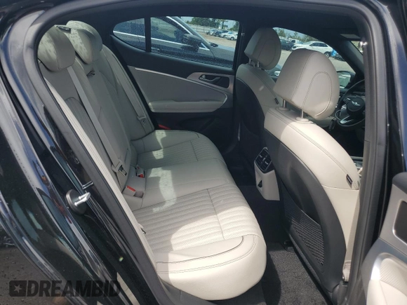 2023 Genesis G70 3.3T with VIN KMTG54TE8PU118039, listed as a Copart auction lot 67553654 with 7,515 mi miles and Salvage Title. Bid and sale history available at carsss.com. Image 10.