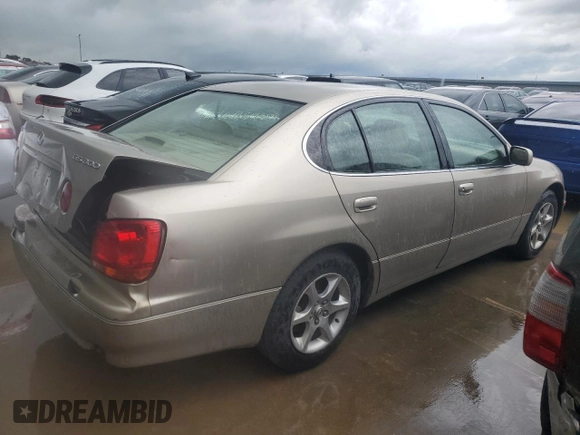 2001 Lexus GS 300 with VIN JT8BD69SX10139699, listed as a Copart auction lot 53779615 with 163,423 mi miles and Salvage Title. Bid and sale history available at DreamBid. Image 3.