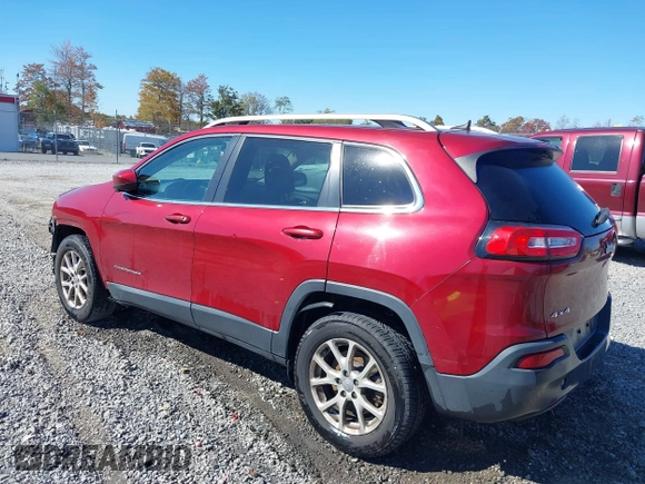 2016 Jeep Cherokee Latitude with VIN 1C4PJMCB2GW153972, listed as a IAAI auction lot 40579489 with 130,176 mi miles. Bid and sale history available at carsss.com. Image 3.