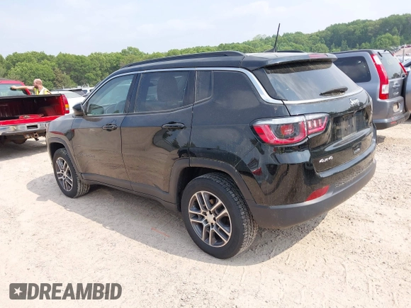 2017 Jeep Compass Latitude with VIN 3C4NJDBBXHT616909, listed as a IAAI auction lot 42457501 with 110,326 mi miles and . Bid and sale history available at DreamBid. Image 3.