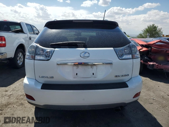 2005 Lexus RX 330 with VIN 2T2HA31U05C082372, listed as a Copart auction lot 66968824 with 0 mi miles and Salvage Title. Bid and sale history available at carsss.com. Image 6.