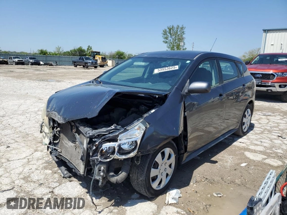 2010 Pontiac Vibe 1SA with VIN 5Y2SP6E86AZ414421, listed as a Copart auction lot 53953625 with 221,421 mi miles and Salvage title. Bid and sale history available at DreamBid. Image 1.