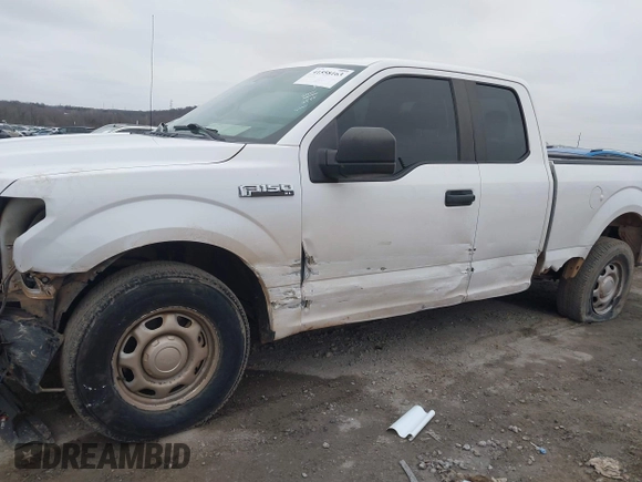 2017 Ford F-150 XL with VIN 1FTEX1CF3HKE56758, listed as a IAAI auction lot 41558163 with 144,380 mi miles. Bid and sale history available at carsss.com. Image 6.