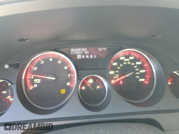 2010 GMC Acadia SLE with VIN 1GKLVLED3AJ158165, listed as a Copart auction lot 49304815 with 119,587 mi miles and Salvage Title. Bid and sale history available at carsss.com. Image 9.