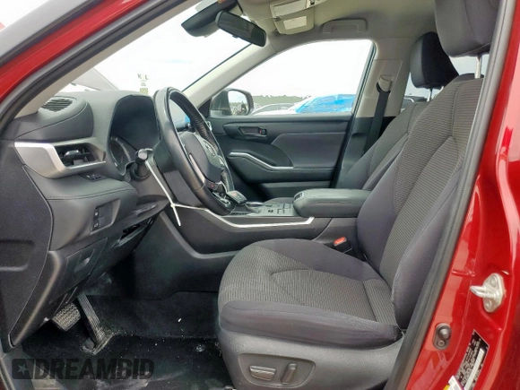 2020 Toyota Highlander LE with VIN 5TDBZRBH5LS515485, listed as a Copart auction lot 62426155 with 100,089 mi miles and Salvage title. Bid and sale history available at DreamBid. Image 7.